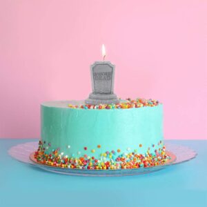 Basically Dead Tombstone Birthday Candle – photo 4