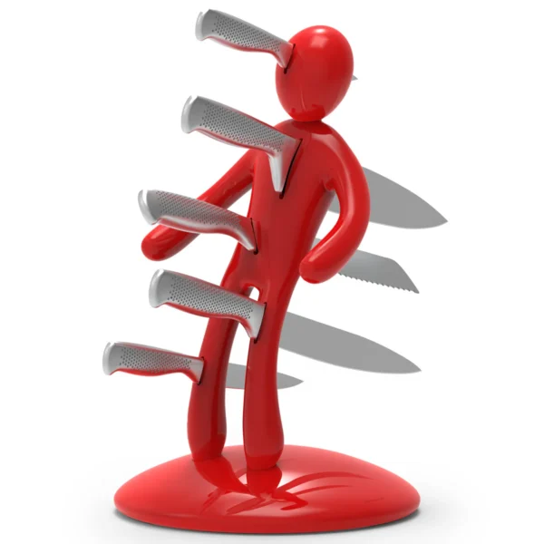 Voodoo Knife Block With 5 Knives