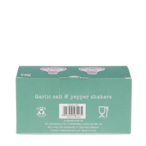 Ceramic Garlic Salt & Pepper Shakers – photo 3