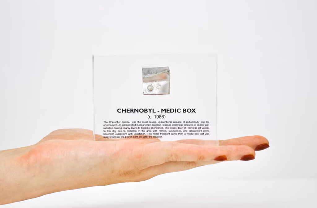 Chernobyl Medic Box Fragment in Acrylic