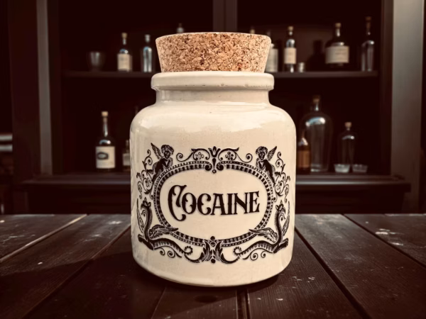 Cocaine Apothecary Jar