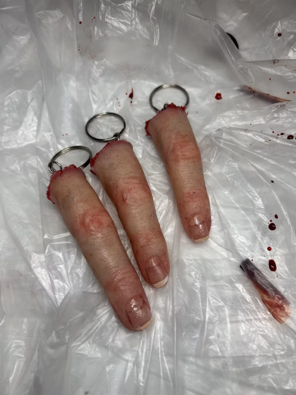 Realistic Silicone Severed Finger Prop
