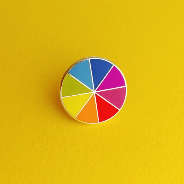 Colour Wheel Enamel Pin