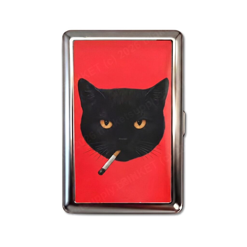 Bad Habit Cat Cardholder Tin