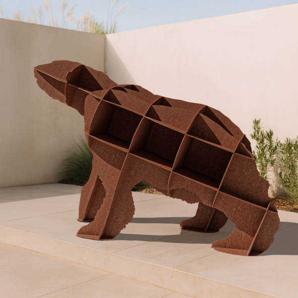 Joe Corten Steel Bear
