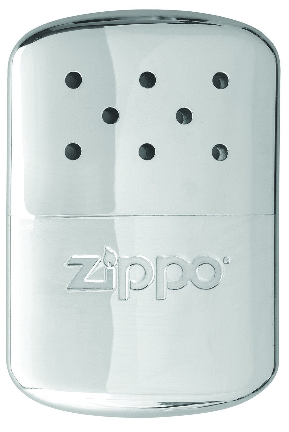 Polished chrome Zippo refillable hand warmer